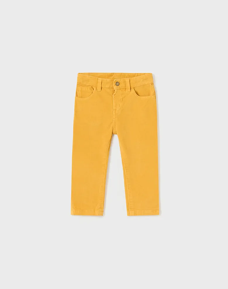 Дитячі штани Mayoral жовті slim fit — Photo 5