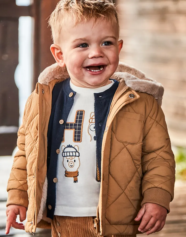 Дитячий лонгслів Mayoral молочний — Photo 5