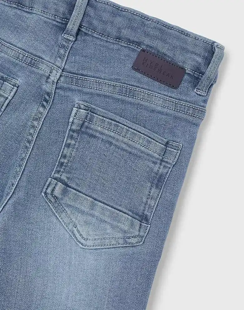 Дитячі джинсові штани Mayoral блакитні — Photo 8
