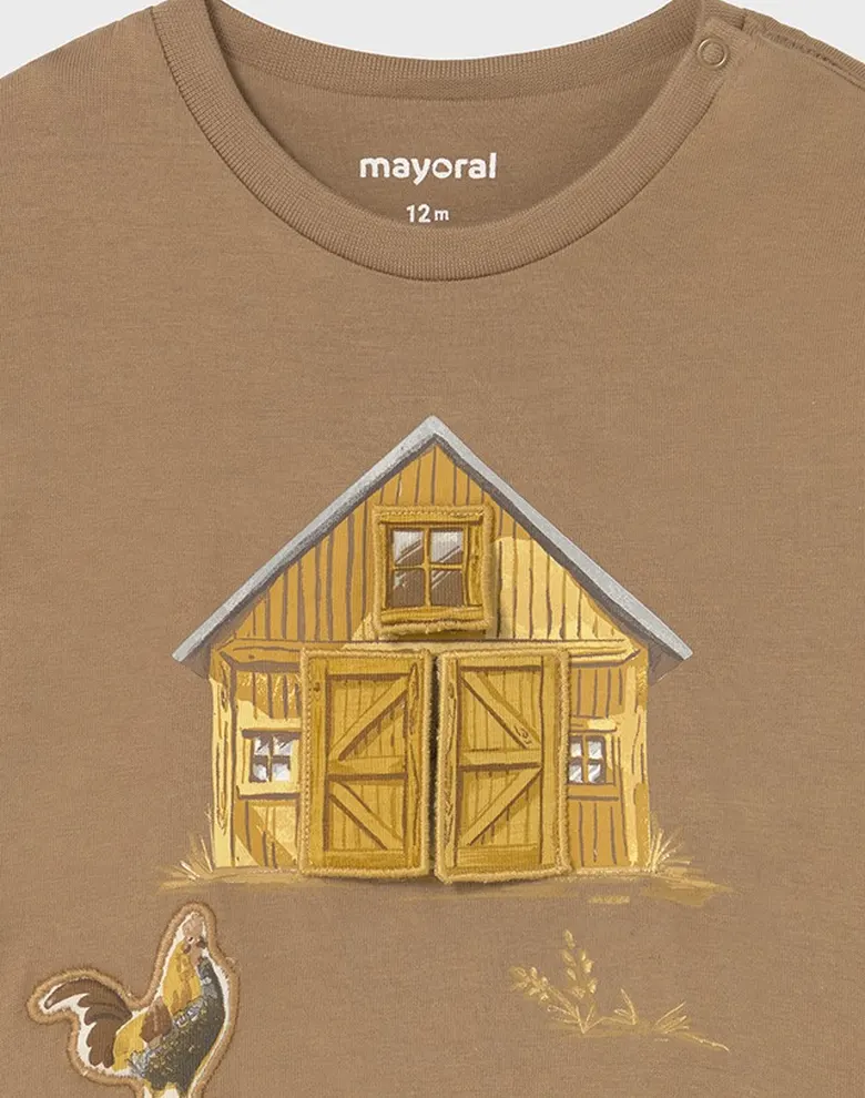 Дитячий лонгслів Mayoral жовтий — Photo 7