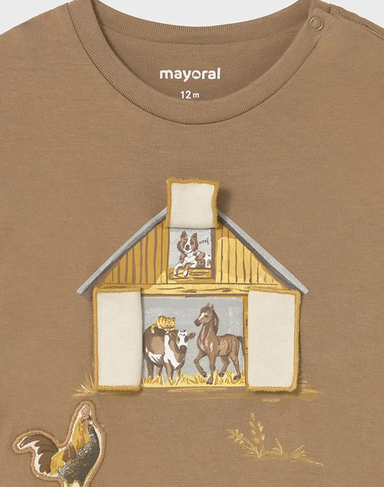 Дитячий лонгслів Mayoral жовтий — Photo 8