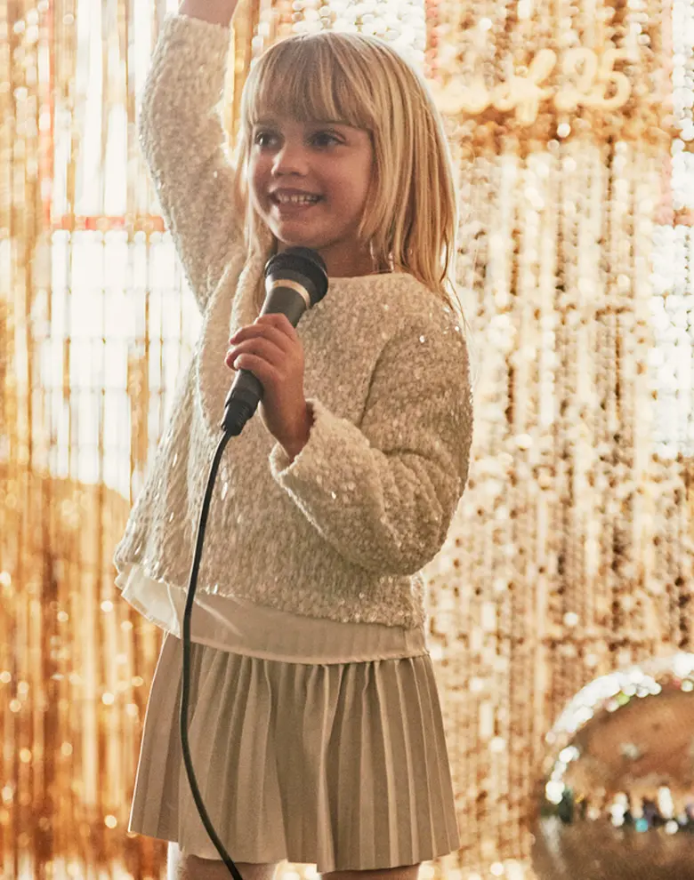 Дитяча сукня Mayoral пісочна mini розкльошена — Photo 5
