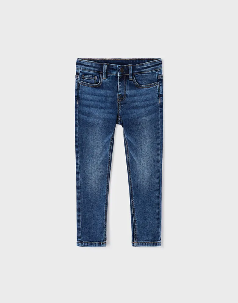 Дитячі джинсові штани Mayoral блакитні slim fit — Photo 6