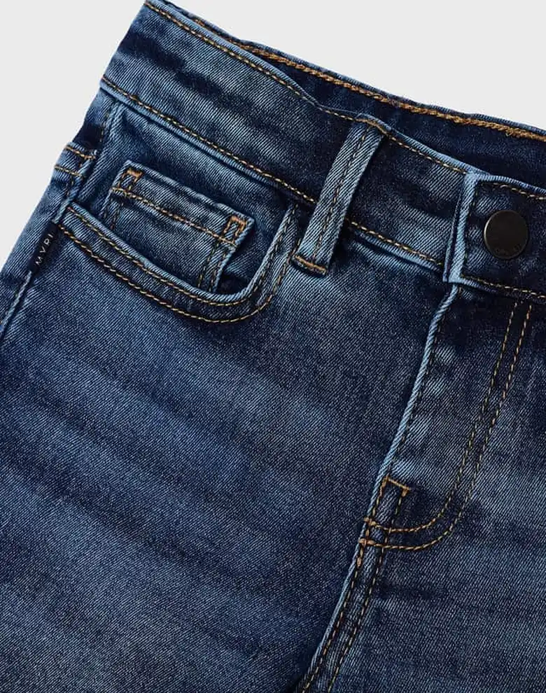 Дитячі джинсові штани Mayoral блакитні slim fit — Photo 8