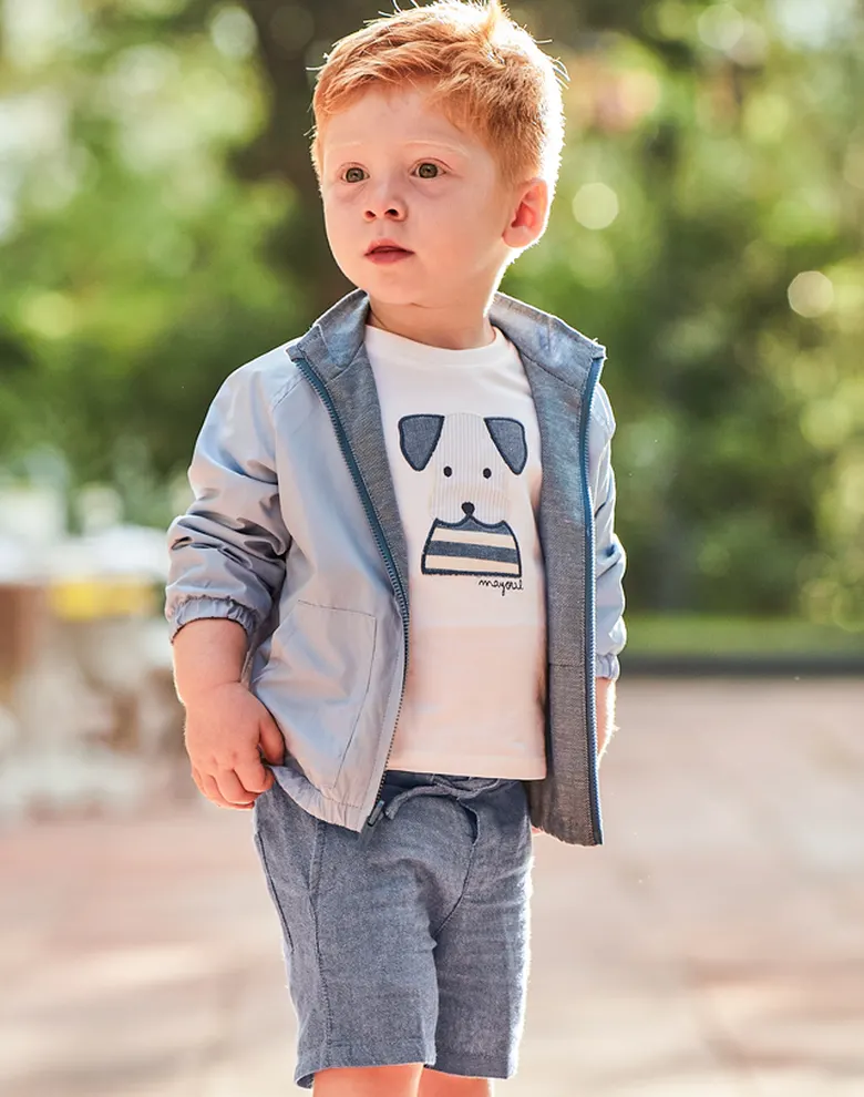 Дитячий комплект Mayoral: шорти і футболка біла — Photo 6