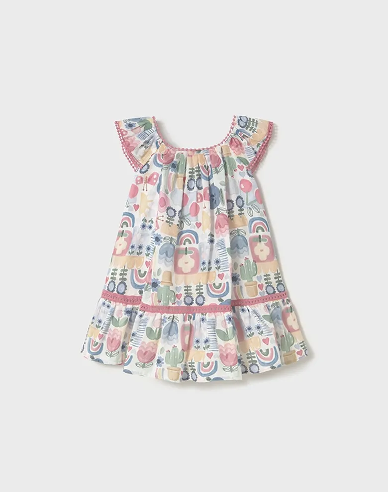 Дитяча сукня Mayoral рожева mini розкльошена — Photo 6
