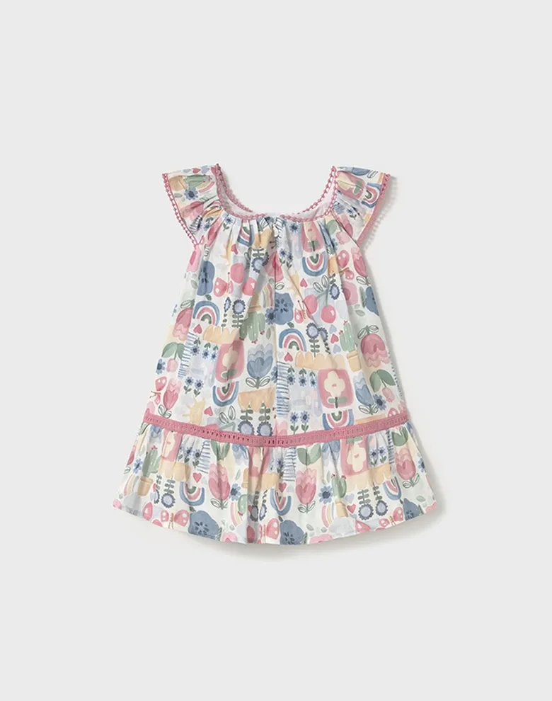 Дитяча сукня Mayoral рожева mini розкльошена — Photo 7