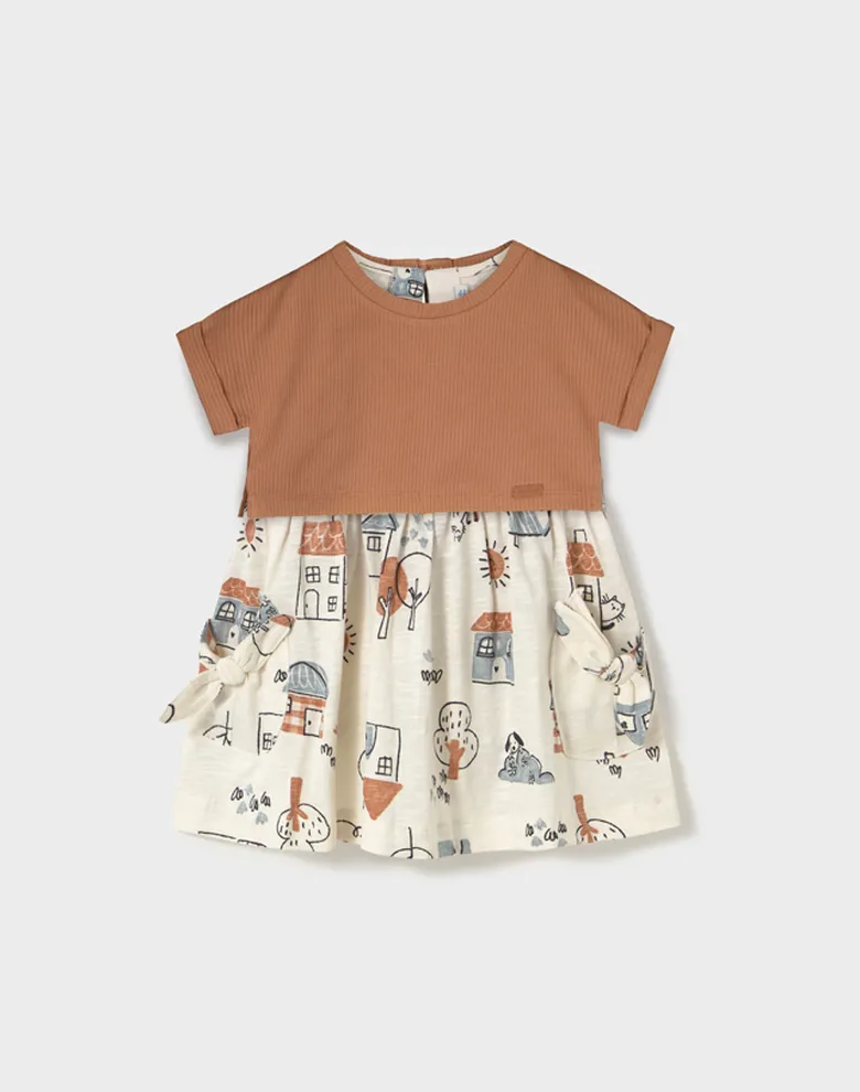 Дитяча сукня Mayoral коричнева mini розкльошена — Photo 5
