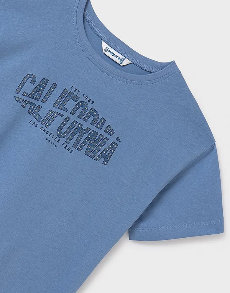 Дитяча футболка Mayoral синя — Photo 9