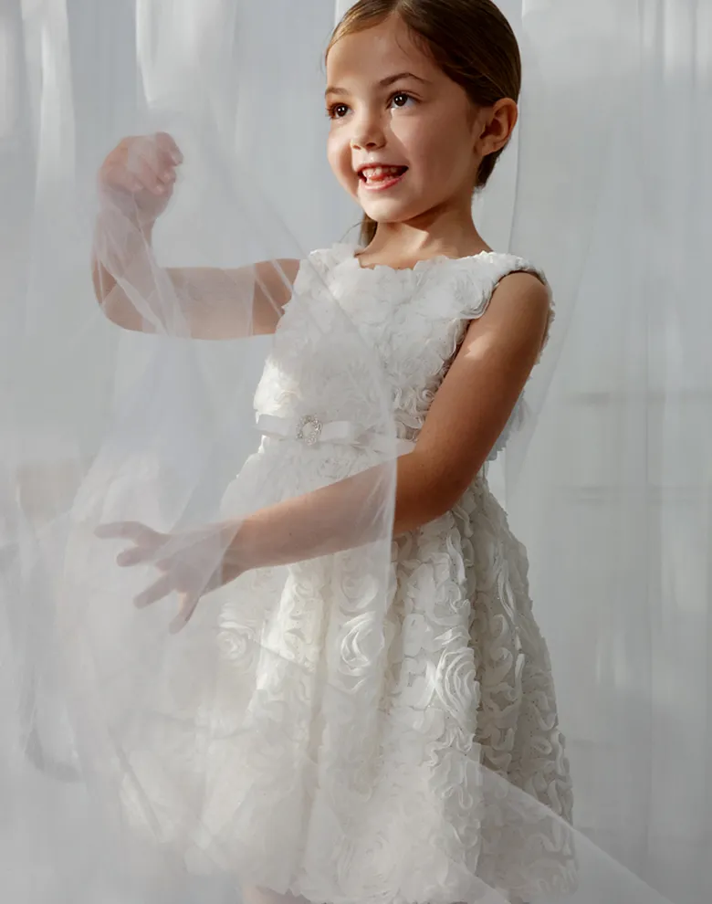 Дитяча сукня Abel &amp; Lula молочна — Photo 5