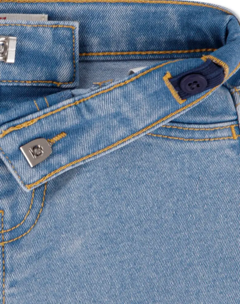 Дитячий комплект Levi's: худі, штани і футболка рожева — Photo 9