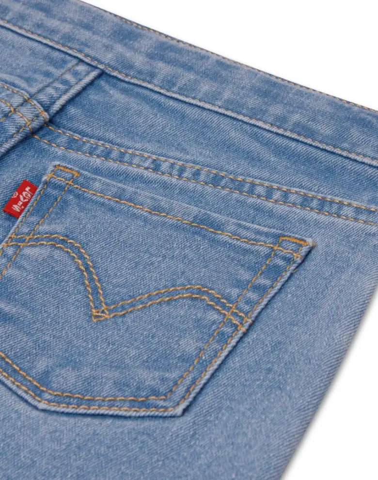 Дитячий комплект Levi's: худі, штани і футболка рожева — Photo 8
