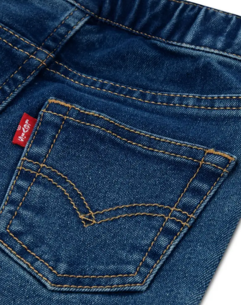 Дитячий комплект Levi's: штани, футболка і пуловер зелений — Photo 8