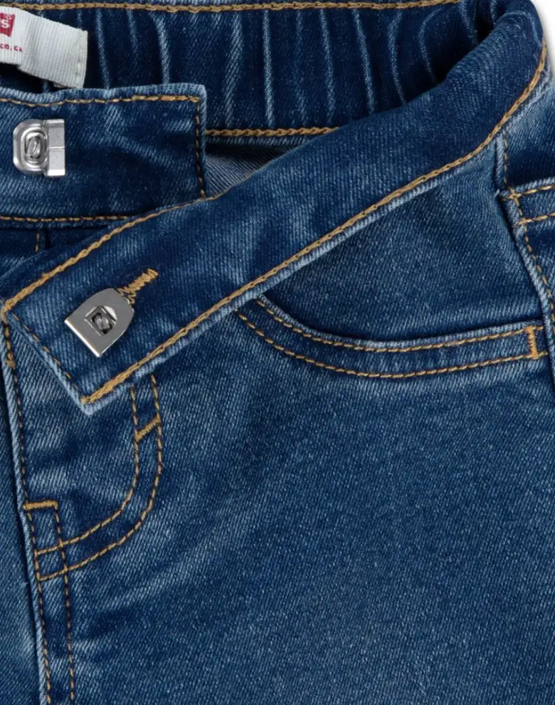Дитячий комплект Levi's: штани, футболка і пуловер зелений — Photo 9
