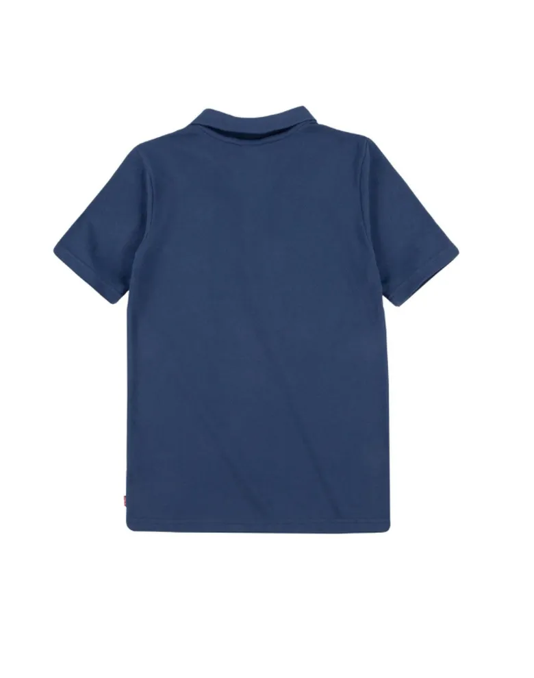 Дитяча футболка-поло Levi's, синя — Photo 10