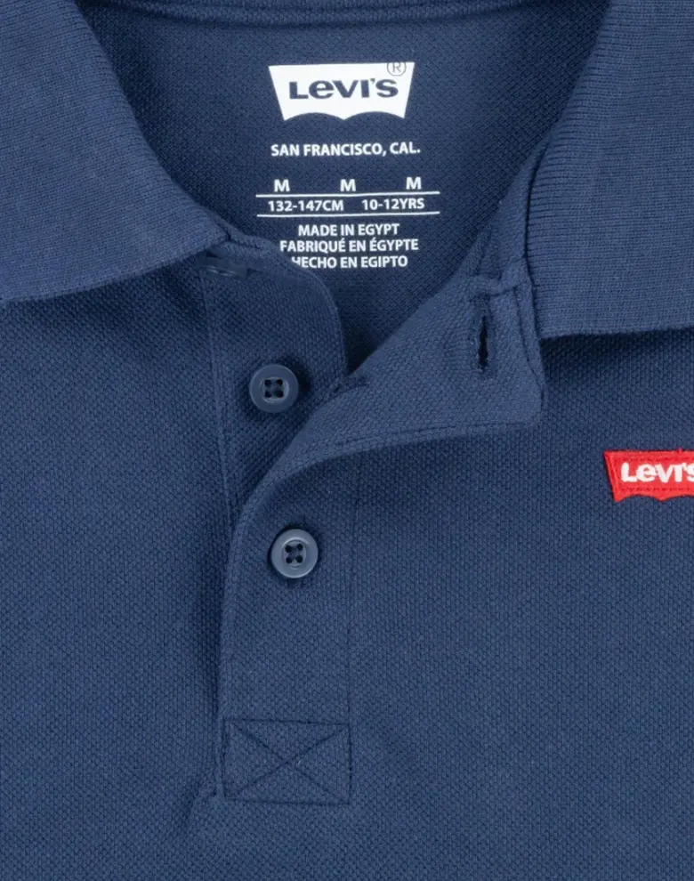 Дитяча футболка-поло Levi's, синя — Photo 11