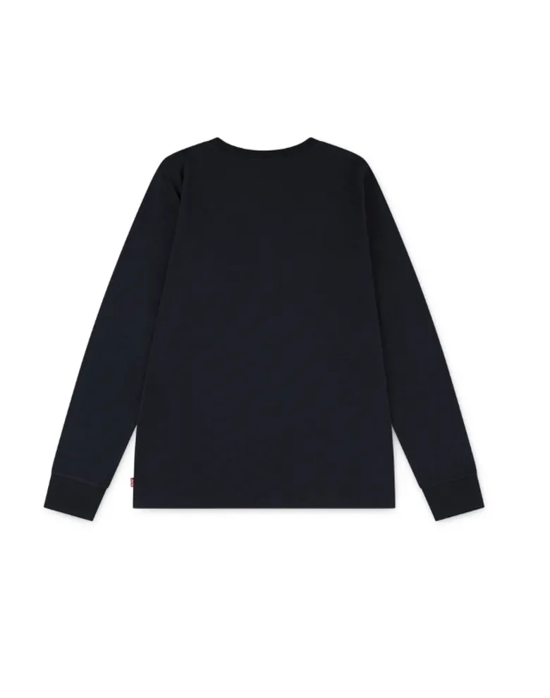 Дитячий лонгслів Levi's чорний — Photo 8