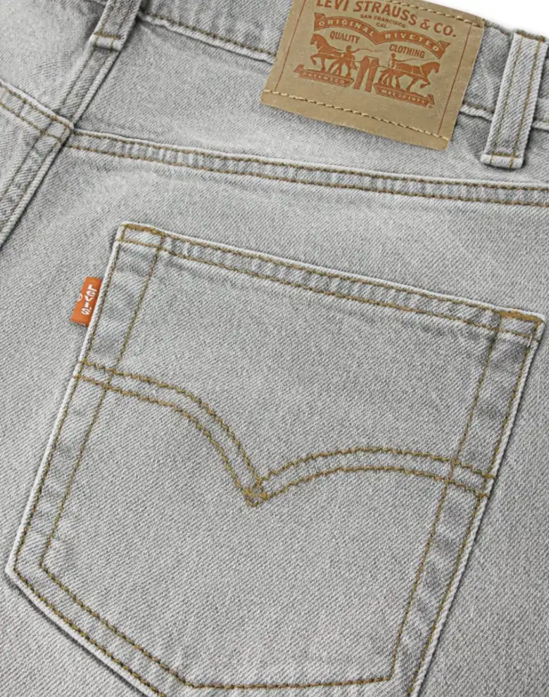 Дитячі джинсові штани Levi's сірі — Photo 11