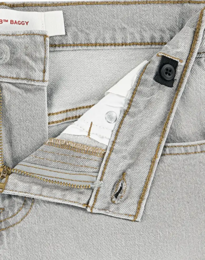 Дитячі джинсові штани Levi's сірі — Photo 12
