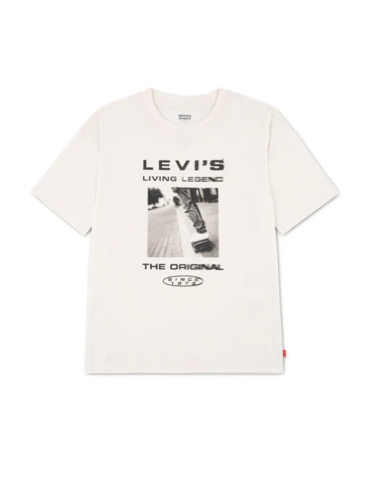 Дитяча футболка Levi's SKATE LEGEND кремова — Photo 5