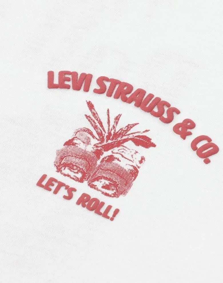Дитяча футболка Levi's ROLL MODELS біла — Photo 8
