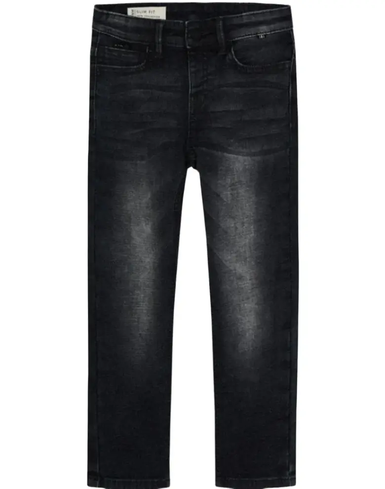 Дитячі динсові штани Mayoral чорні slim fit — Photo 6
