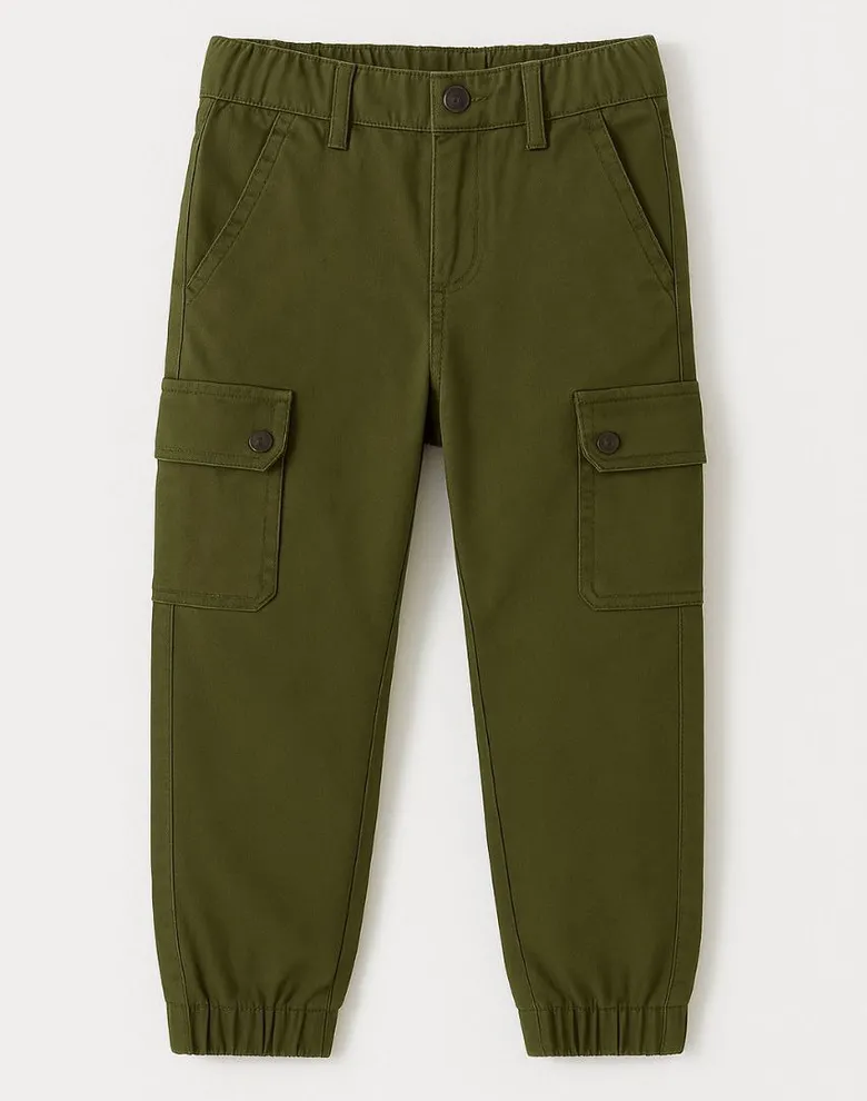 Дитячі штани Mayoral зелені chino cargo — Photo 5