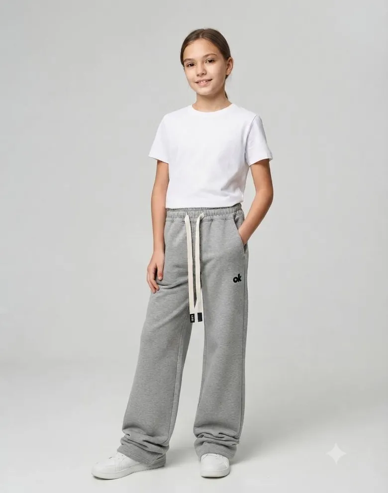 Дитячі штани LTBB.KIDS сірі — Photo 4